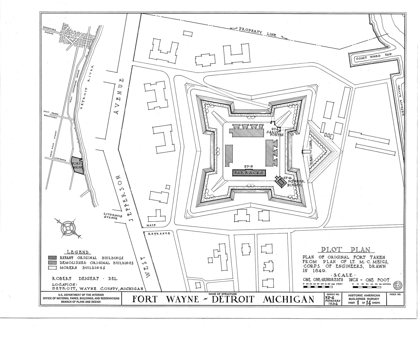 Fort Wayne: Fort Wayne Detroit Layout