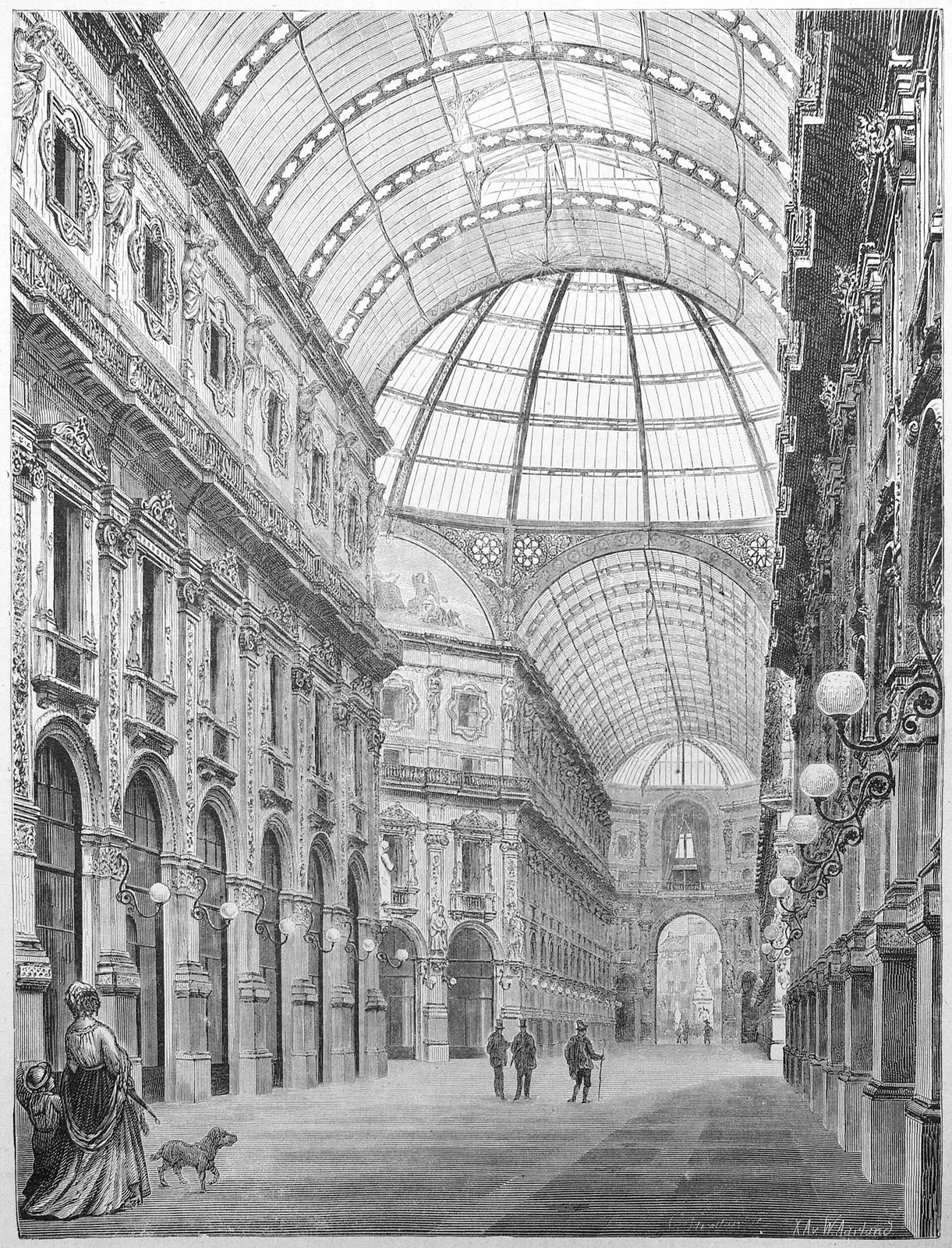 Galleria Vittorio Emanuele II: Die Gartenlaube (1867) b 733