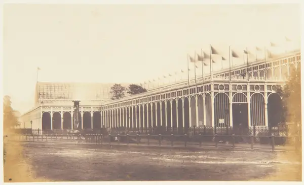 The Crystal Palace in Hyde Park, south front, 1851
