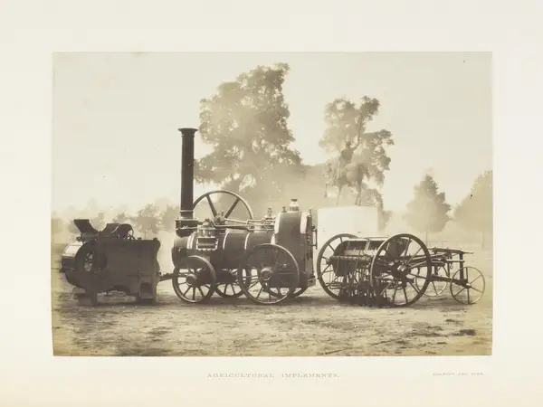 Agricultural implements displayed at the Great Exhibition, Talbot, 1851