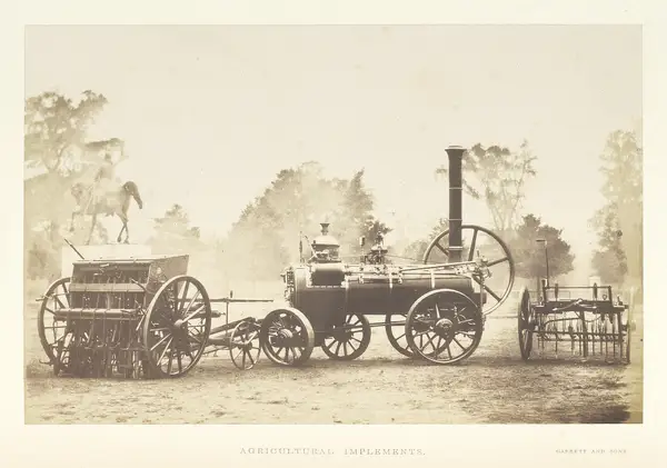 Agricultural machinery exhibit, Great Exhibition, Talbot, 1851