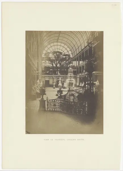 The transept looking south, 1851