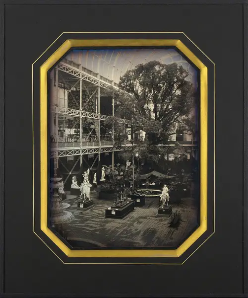 Interior of the Crystal Palace, daguerreotype, 1851