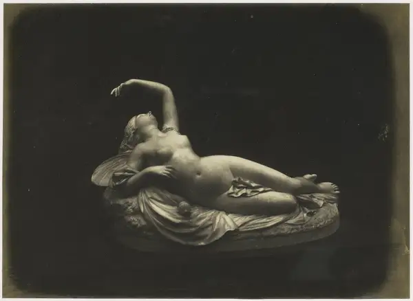Fraikin's reclining Psyche on display, 1851