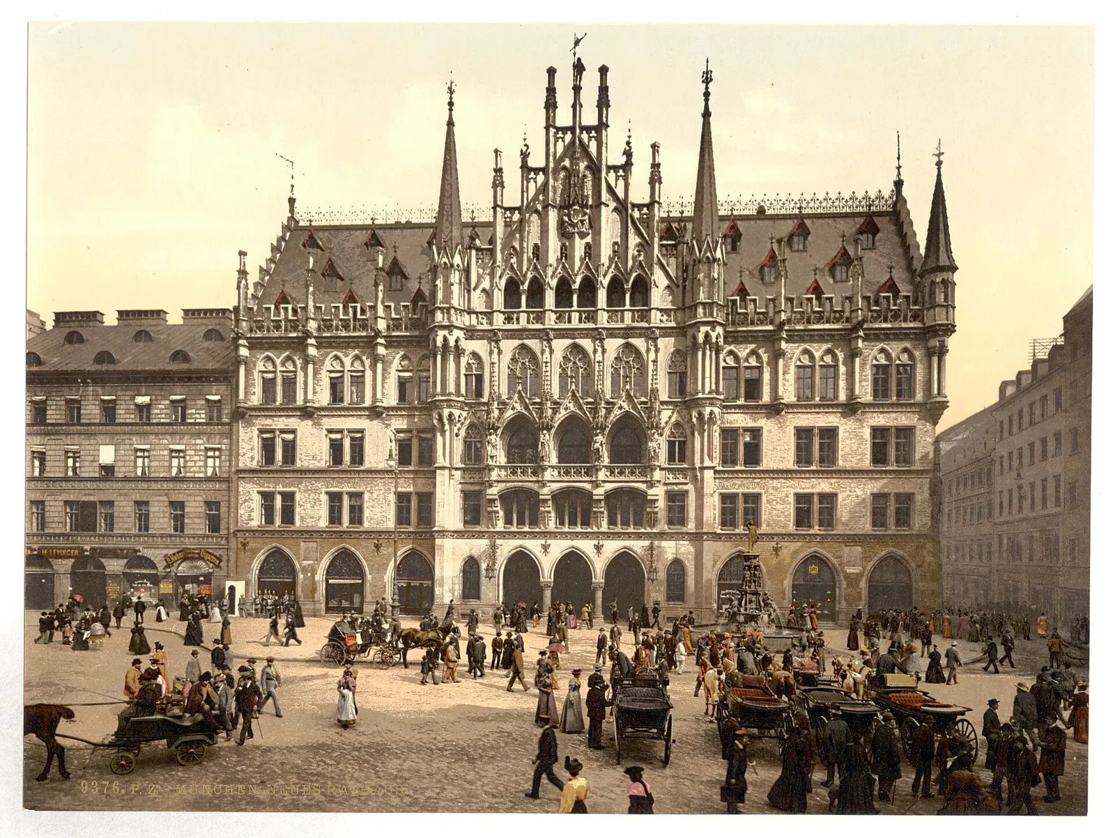 New Town Hall: New City Hall, Munich, Bavaria, Germany-LCCN2002696132