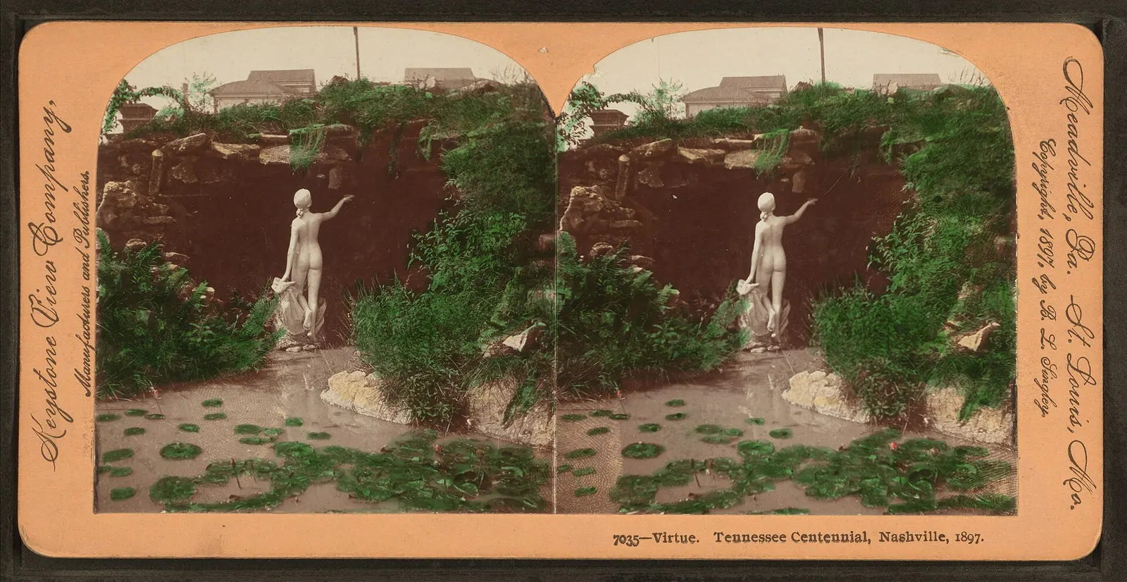 Tennessee Centennial and International Exposition: Virtue. Tennessee Centennial, Nashville, 1897, by Singley, B. L. (Benjamin Lloyd)