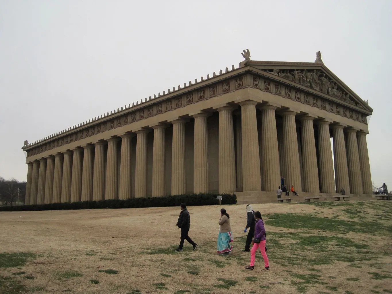 The Parthenon: Centennial Park and Parthenon Nashville TN 2013-12-28 014