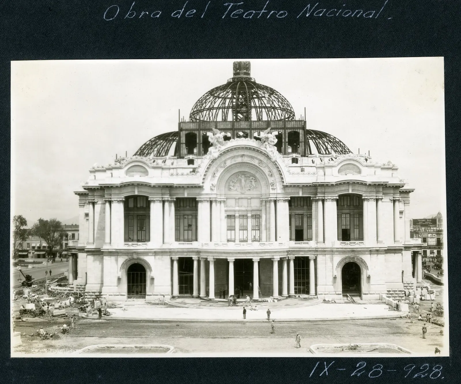 Palacio de Bellas Artes: 044669 26 070 TEATRO NACIONAL NOVIEMBRE 28 1928 (33762325090)