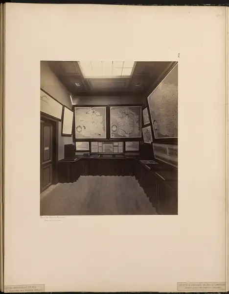 Pavillon du Ministère des Travaux Publics - Salle de la statistique des voies de communication et de l'Ecole des Ponts et Chaussées - Atelier photographique de 