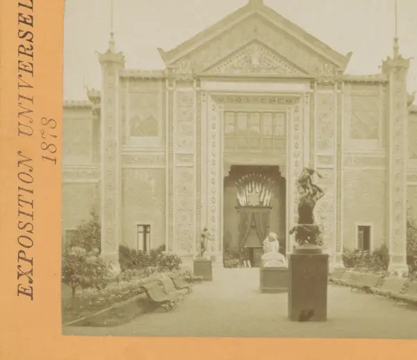 Paviljoen van de stad Parijs op de Wereldtentoonstelling van 1878