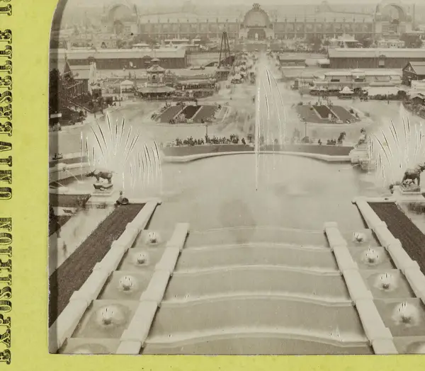 Vue générale du Champ-de-Mars lors de l'Exposition universelle de 1878, 7ème arrondissement, Paris