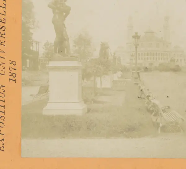 Het Palais du Trocadéro tijdens de Wereldtentoonstelling van 1878 Palais du Trocadéro Exposition Universelle 1878 (serietitel op object)