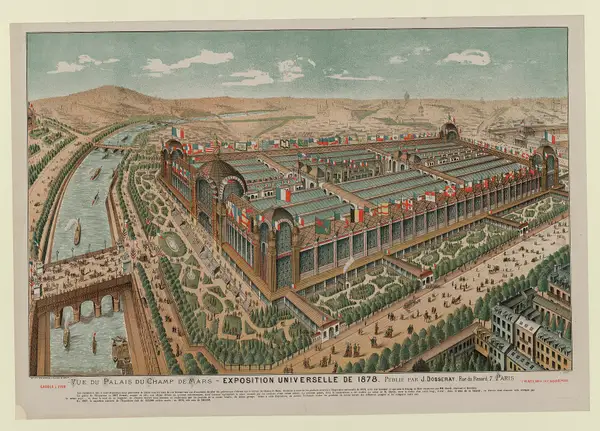 Vue du palais du Champ de Mars. – Exposition universelle de 1878, G.30805