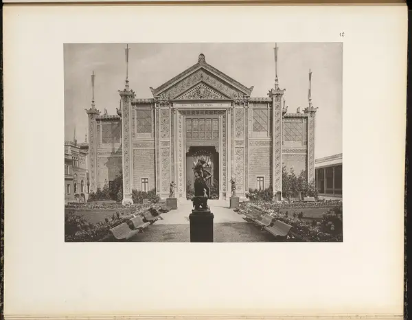 Vue du pavillon de la ville de Paris - Berthaud