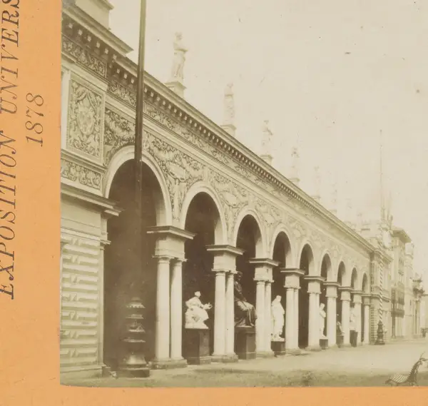 Paviljoen van Oostenrijk-Hongarije op de Wereldtentoonstelling van 1878 Autriche-Hongrie Exposition Universelle 1878 (serietitel op object)