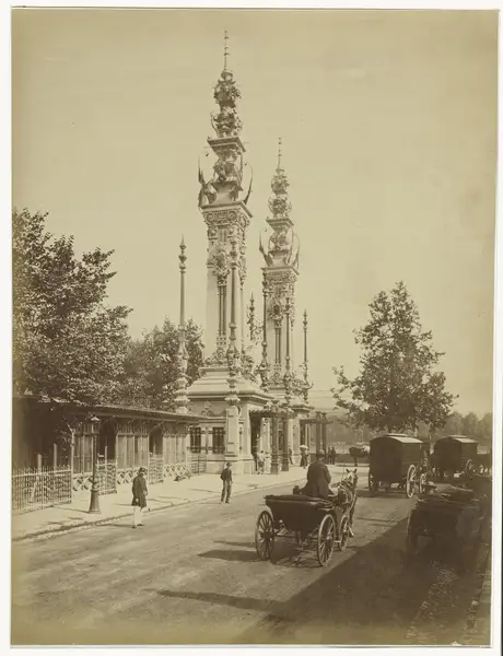 Pavilion at the Exposition Universelle, Paris, 1889