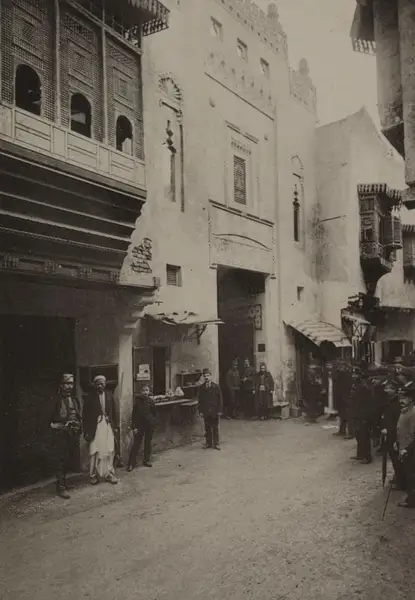 Monumental gateway to the bazaar, 1889