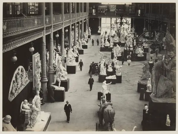 Rapp and Desaix gallery, interior of the Palace of Fine Arts