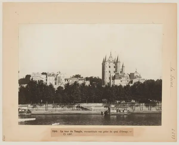 Reconstructed Tour du Temple, seen from the Quai d'Orsay