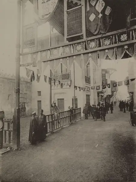 Entrance to the Rue du Caire, 1889