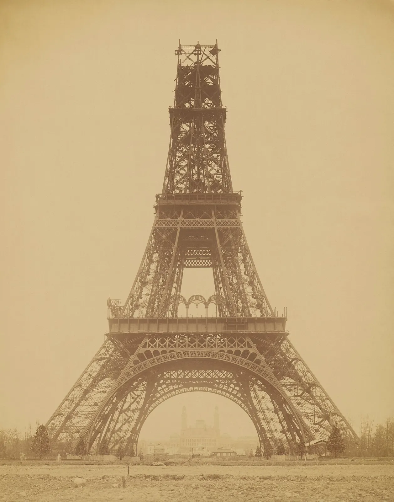 Exposition Universelle: Louis-Emile Durandelle, The Eiffel Tower - State of the Construction, 1888