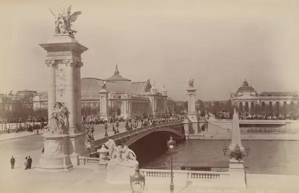 Le pont Alexandre III et le Grand Palais, Exposition Universelle