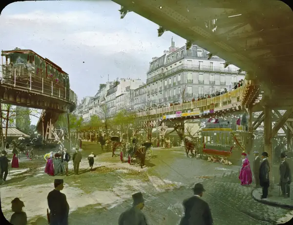 Paris Exposition rolling platform, Paris, France