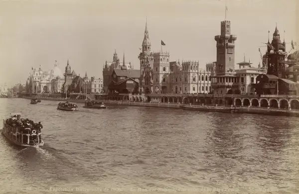 La Rue des nations, vue prise de la rive droite, Exposition Universelle