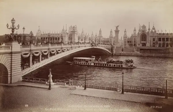Le Pont Alexandre III et les Palais de l'Esplanade des Invalides, Exposition Universelle