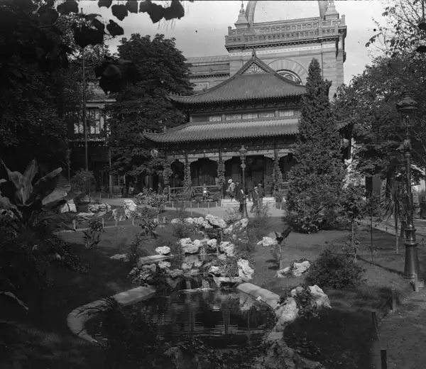 Exposition Paris 1900 - le pavillon chinois
