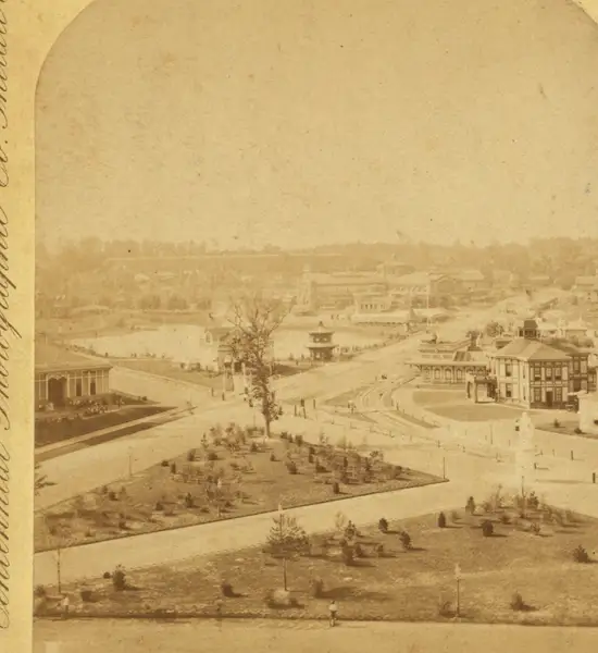 Bird's-eye view from M.B. (Main building)