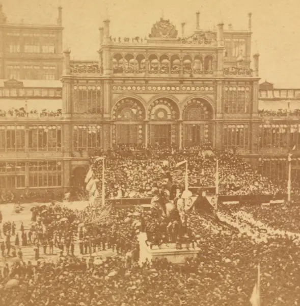 Main building. Opening day