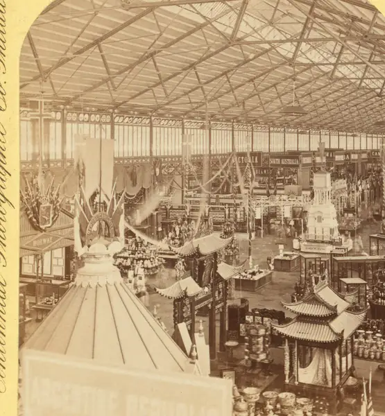 Main building from west gallery, looking north-east