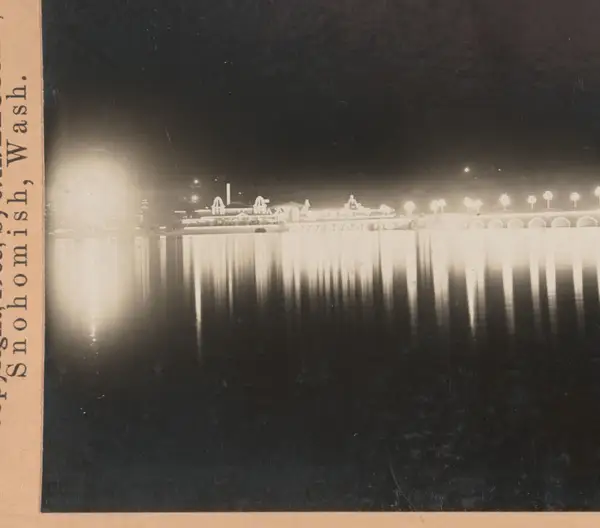 Electrical illumination of bridge of nations, Lewis & Clark exposition, Portland