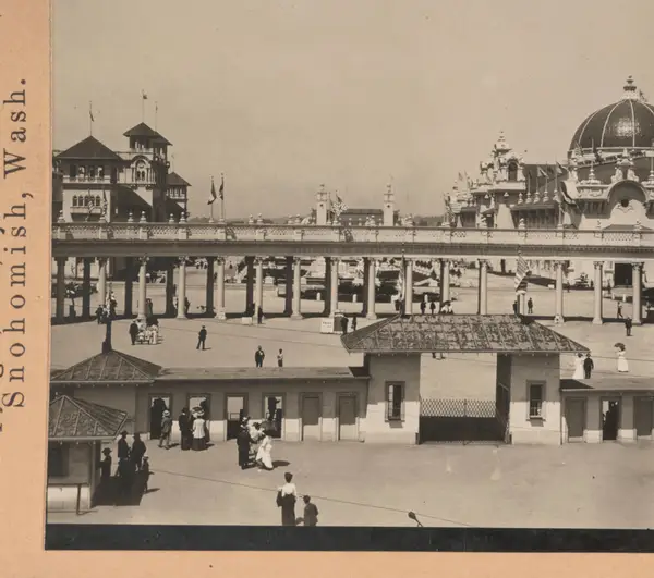 Main entrance, Lewis & Clark Exposition, Portland, Ore