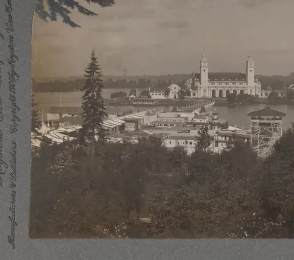 Government building from the California building, Lewis and Clark Exposition, Portland, Oregon, U.S.A