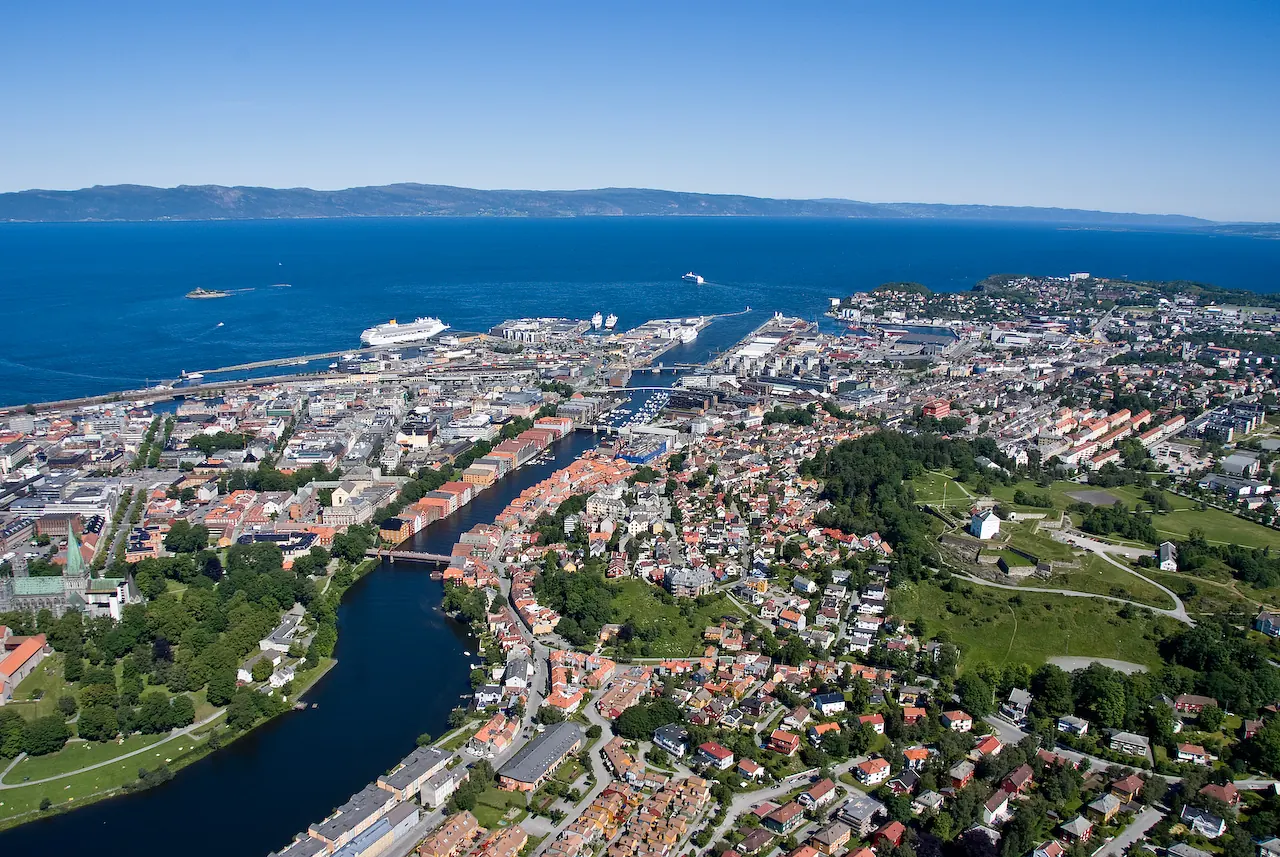 1681 Trondhjem fire, After: Trondheim overview 01