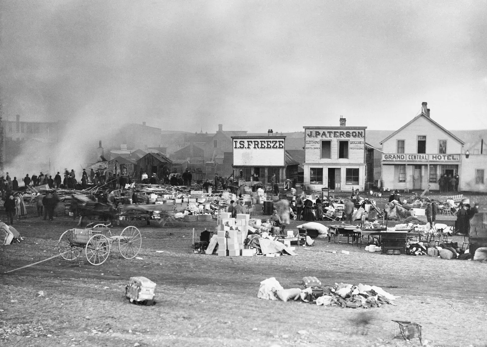Calgary Fire of 1886, 1886: Big fire on 9th Avenue SE, Calgary, Alberta