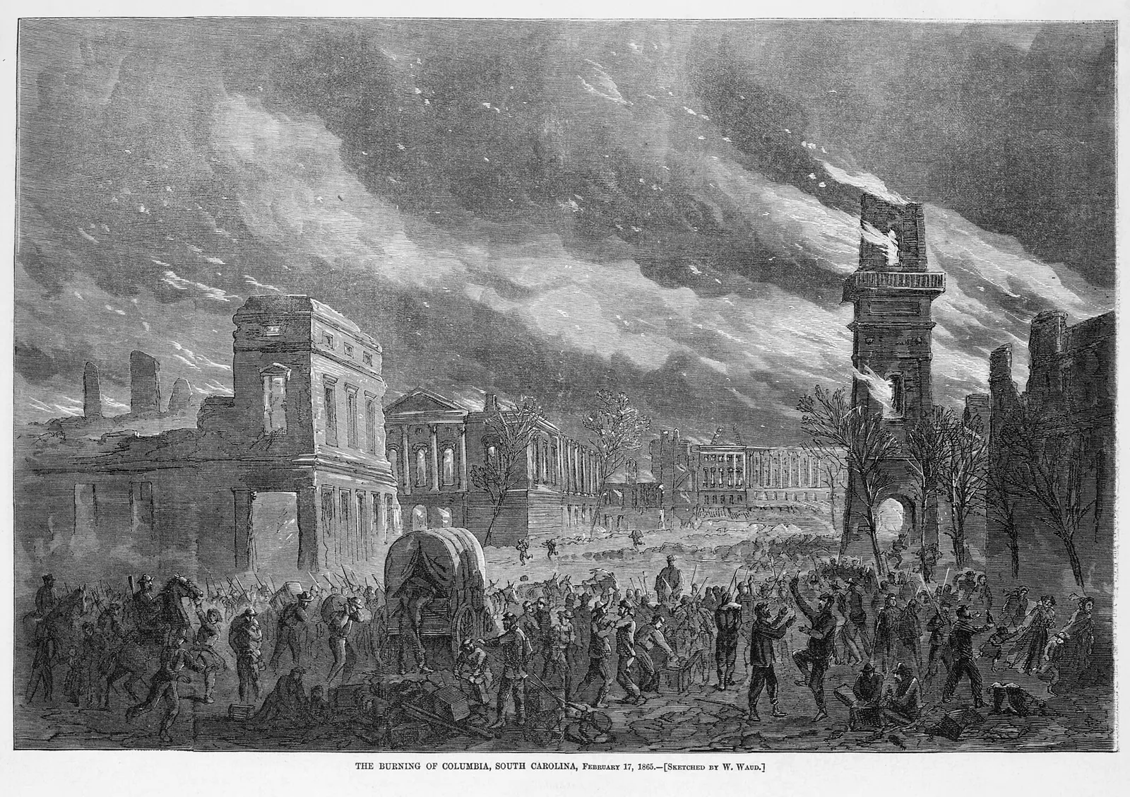 Capture of Columbia, 1865: The burning of Columbia, South Carolina, February 17, 1865