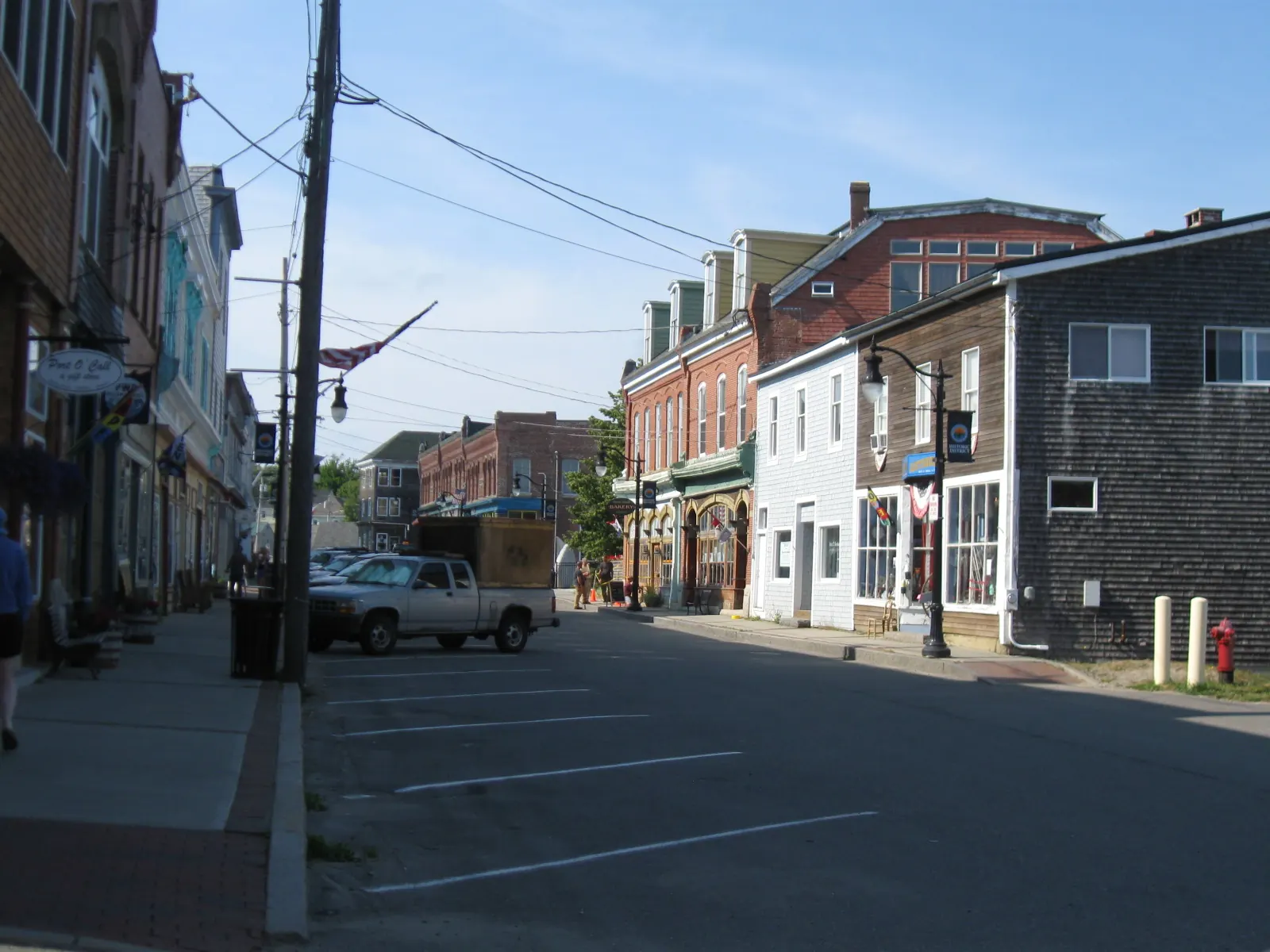 Eastport Historic District, After: Water Street, Eastport, Maine, in 2012