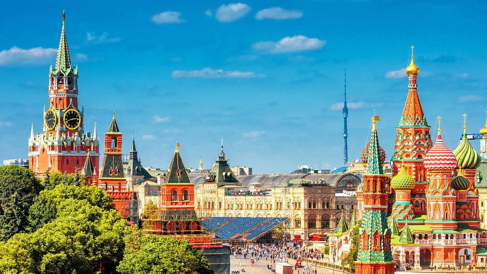 Fire of Moscow (1547), After: Saint Basil's Cathedral and the Red Square