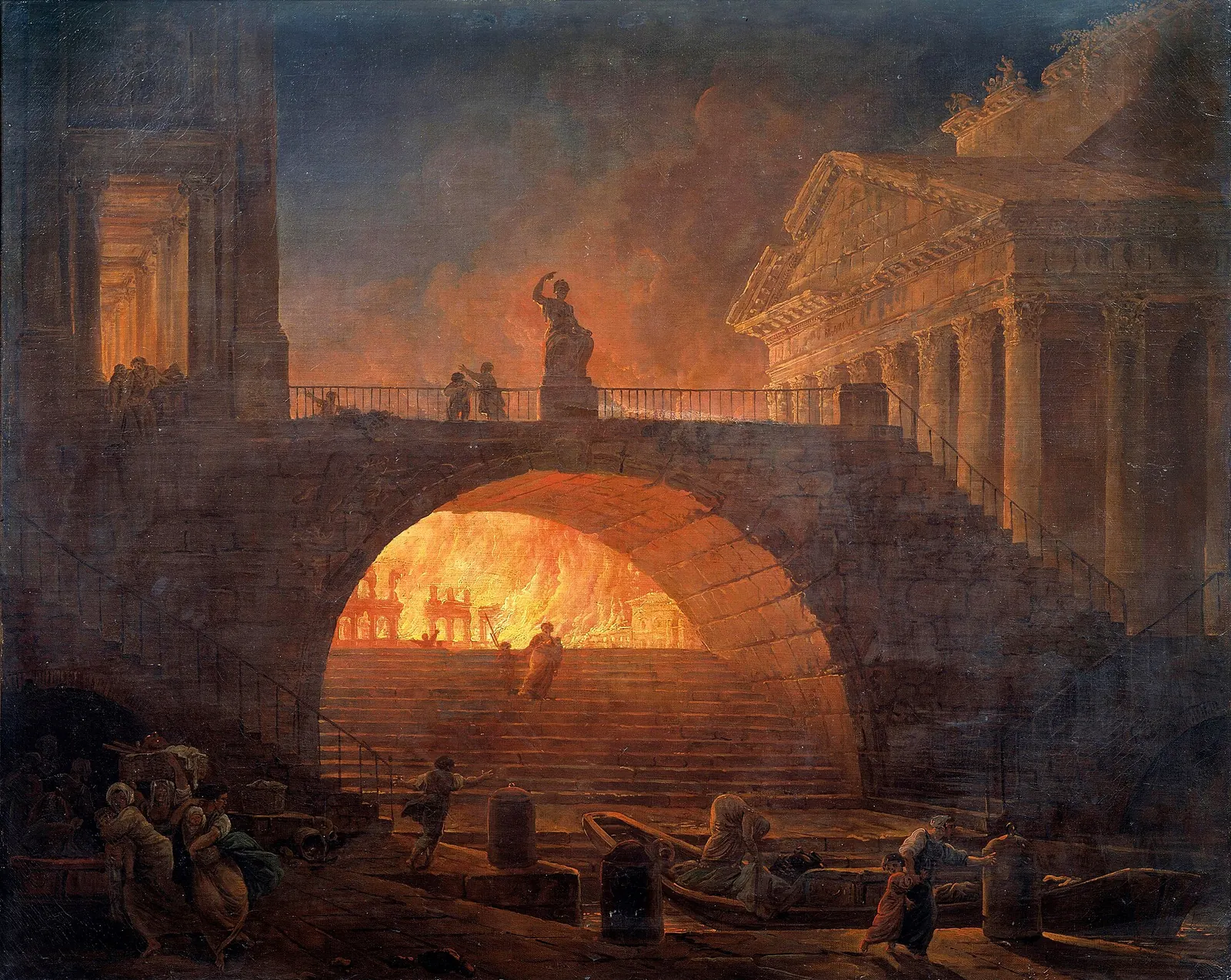 Great Fire of Rome, 64: Robert, Hubert - Incendie à Rome -