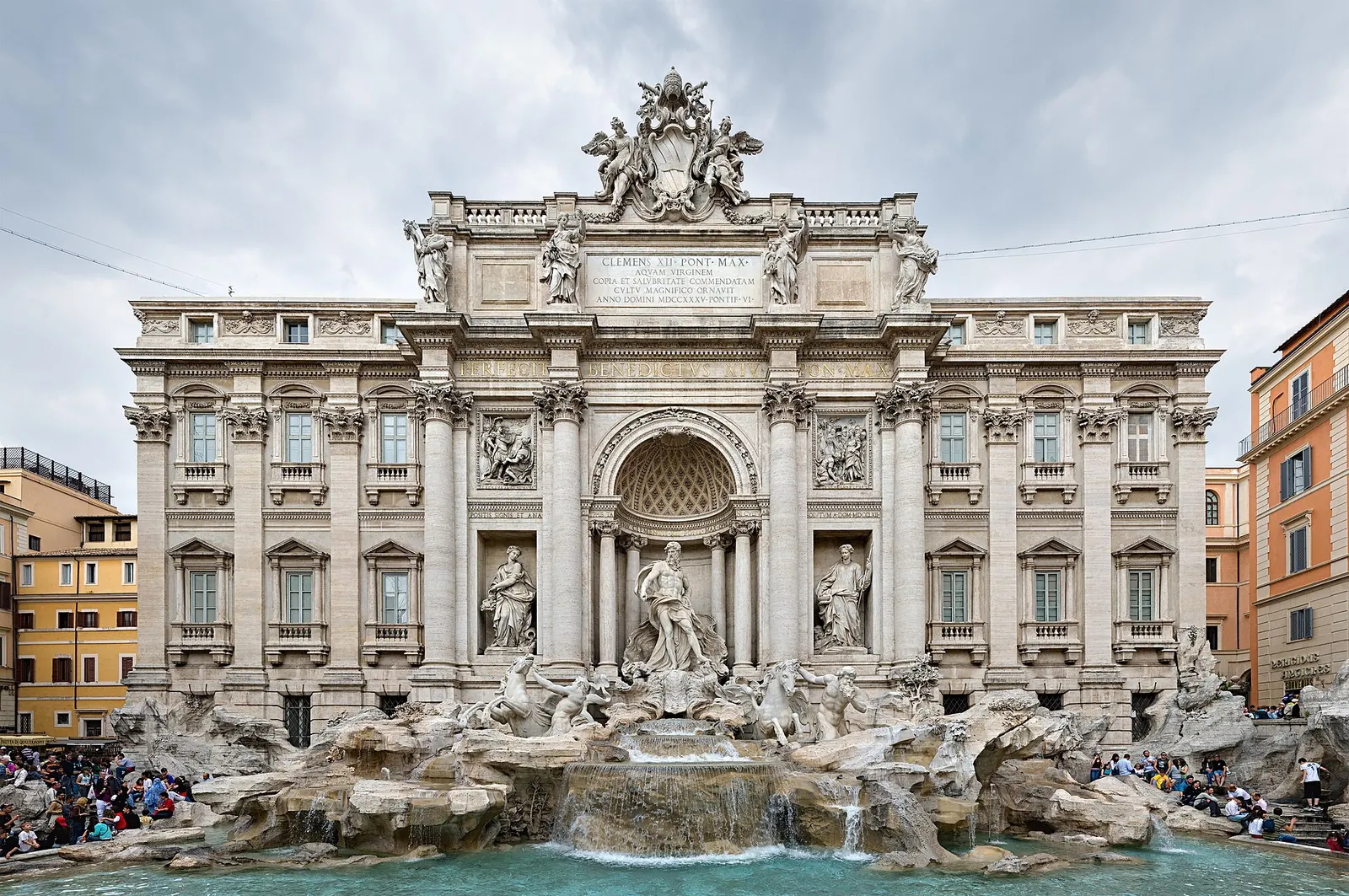 Great Fire of Rome, After: Trevi Fountain, Rome, Italy 2 - May 2007
