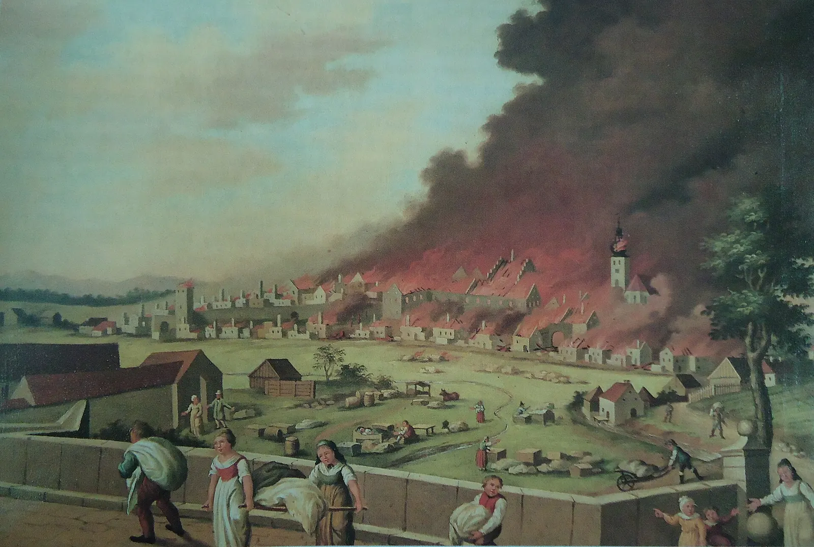 Great fire of Tirschenreuth, 1814: Stadtbrand von Tirschenreuth 1814