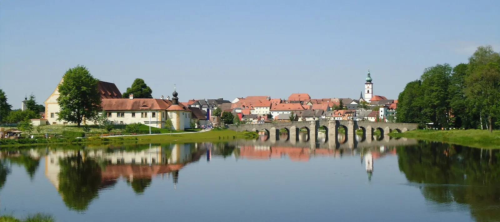 Great fire of Tirschenreuth, After: Panorama Tirschenreuth