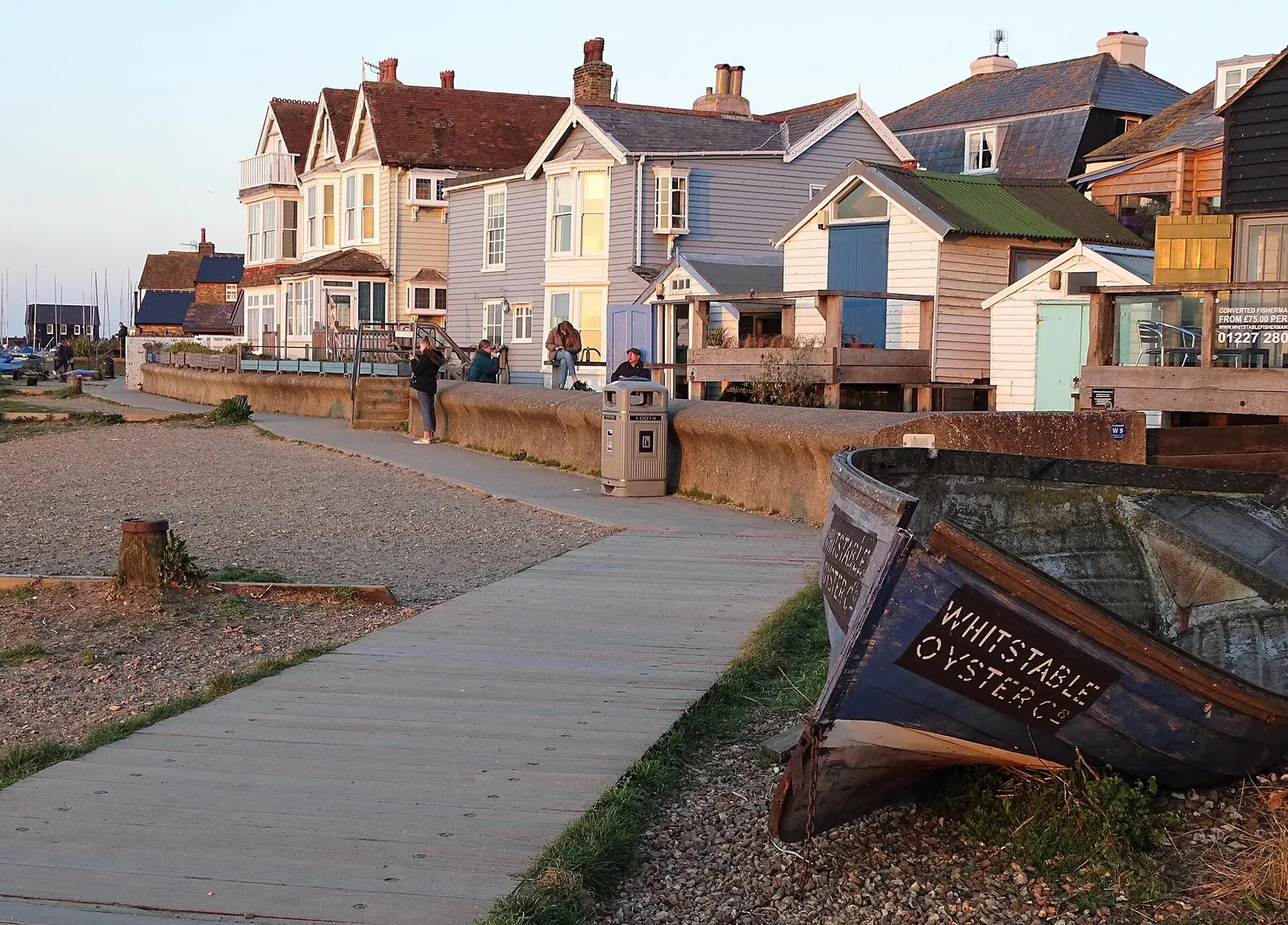 Great Fire of Whitstable, 1869, After: Whitstable Seafront at Sundown - geograph.org.uk - 6100221