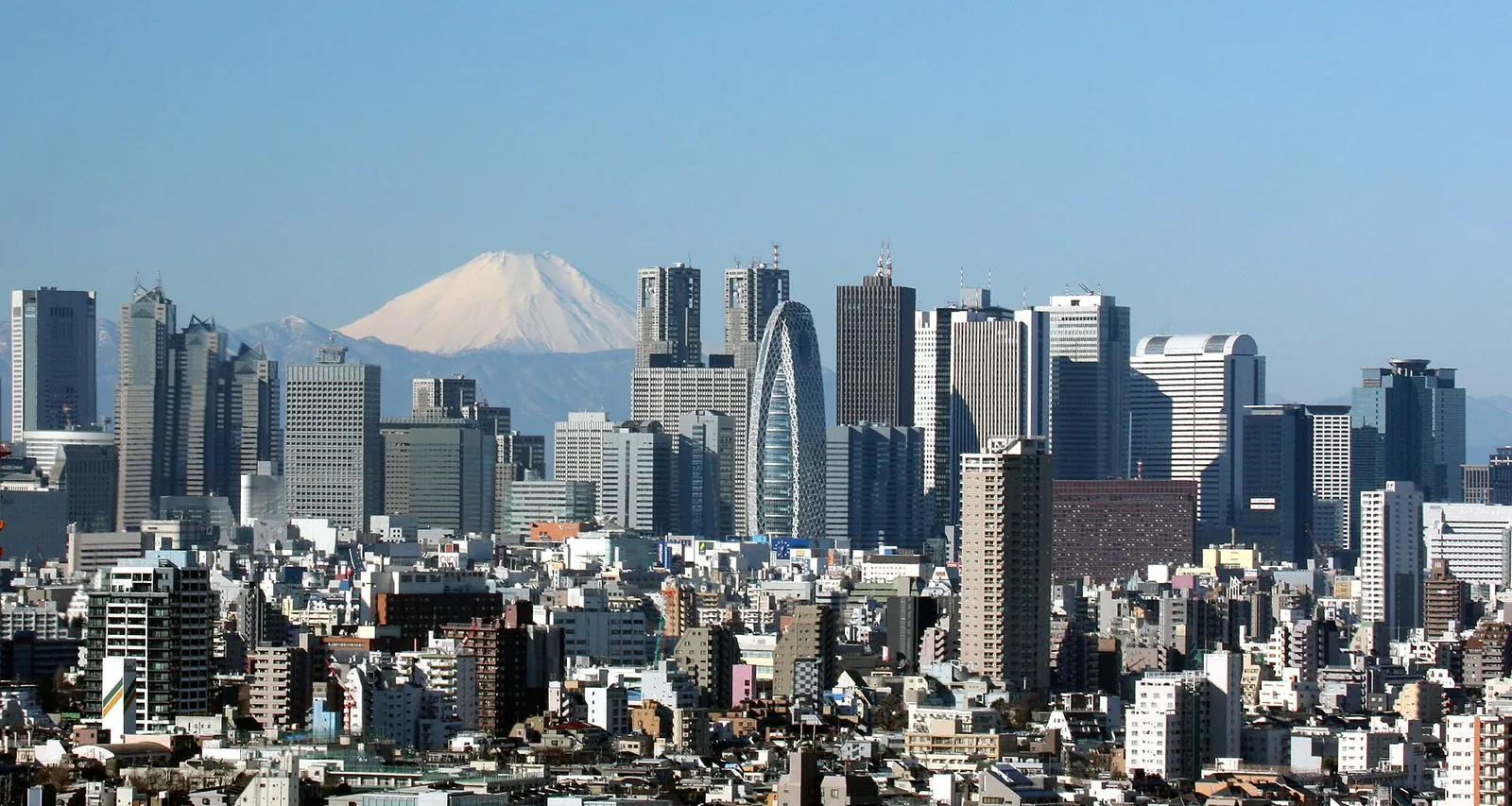 Great Kantō Earthquake, After: Skyscrapers of Shinjuku 2009 January