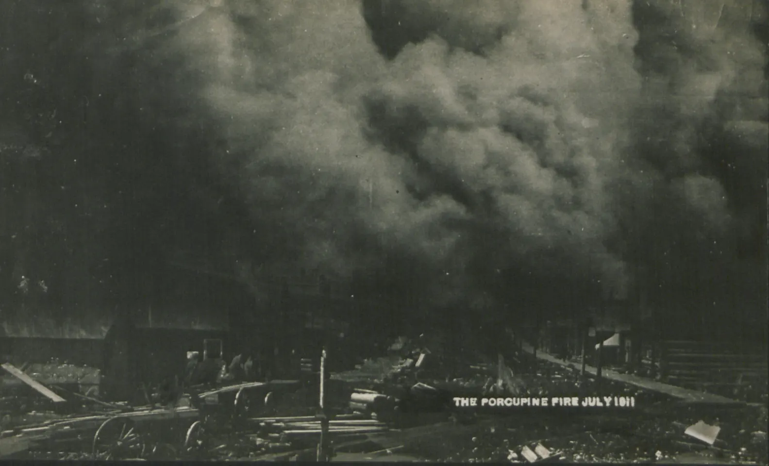 Great Porcupine Fire, 1911: The Porcupine fire, July, 1911 (HS85-10-24435)