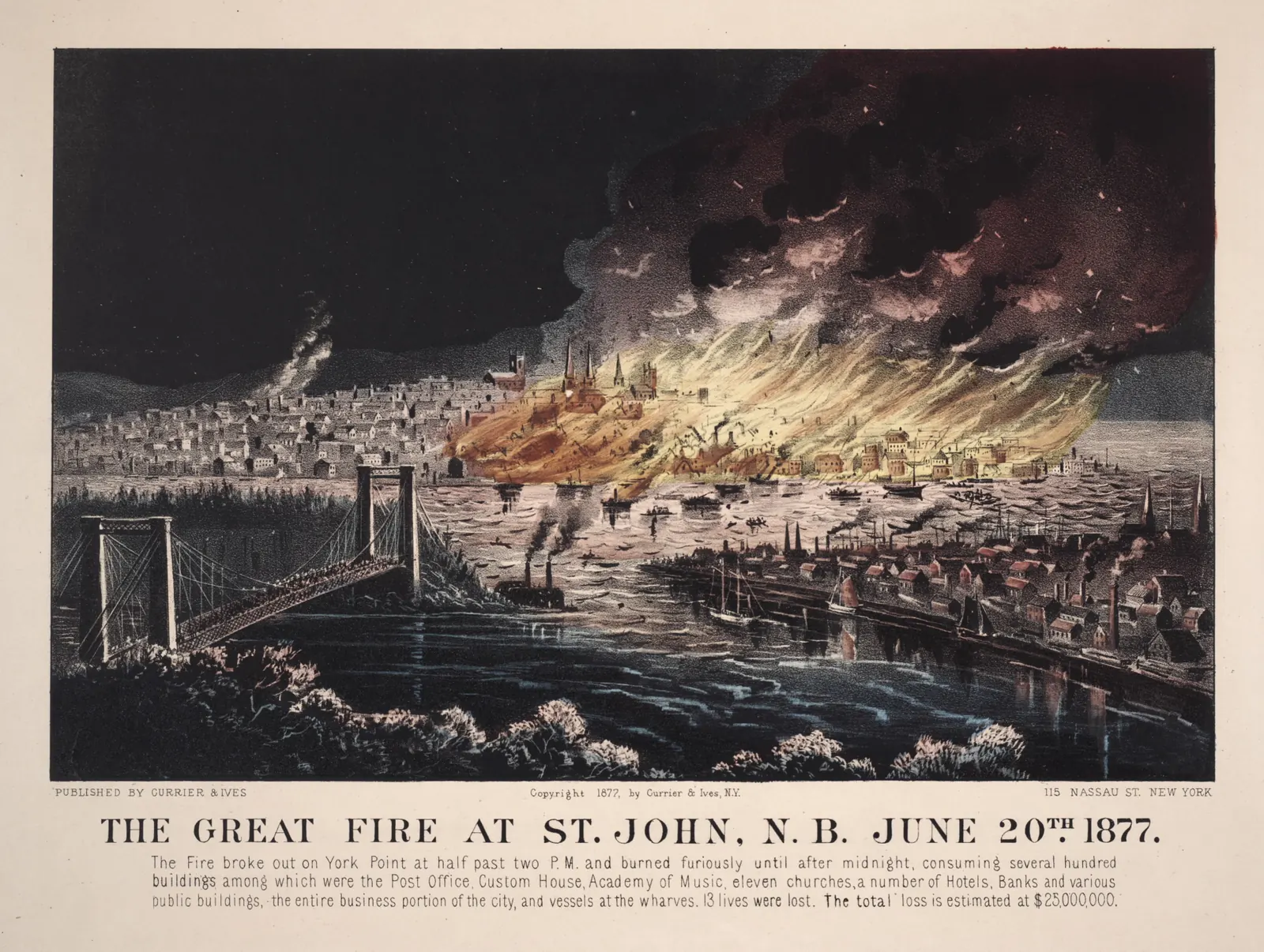 The fire foretold