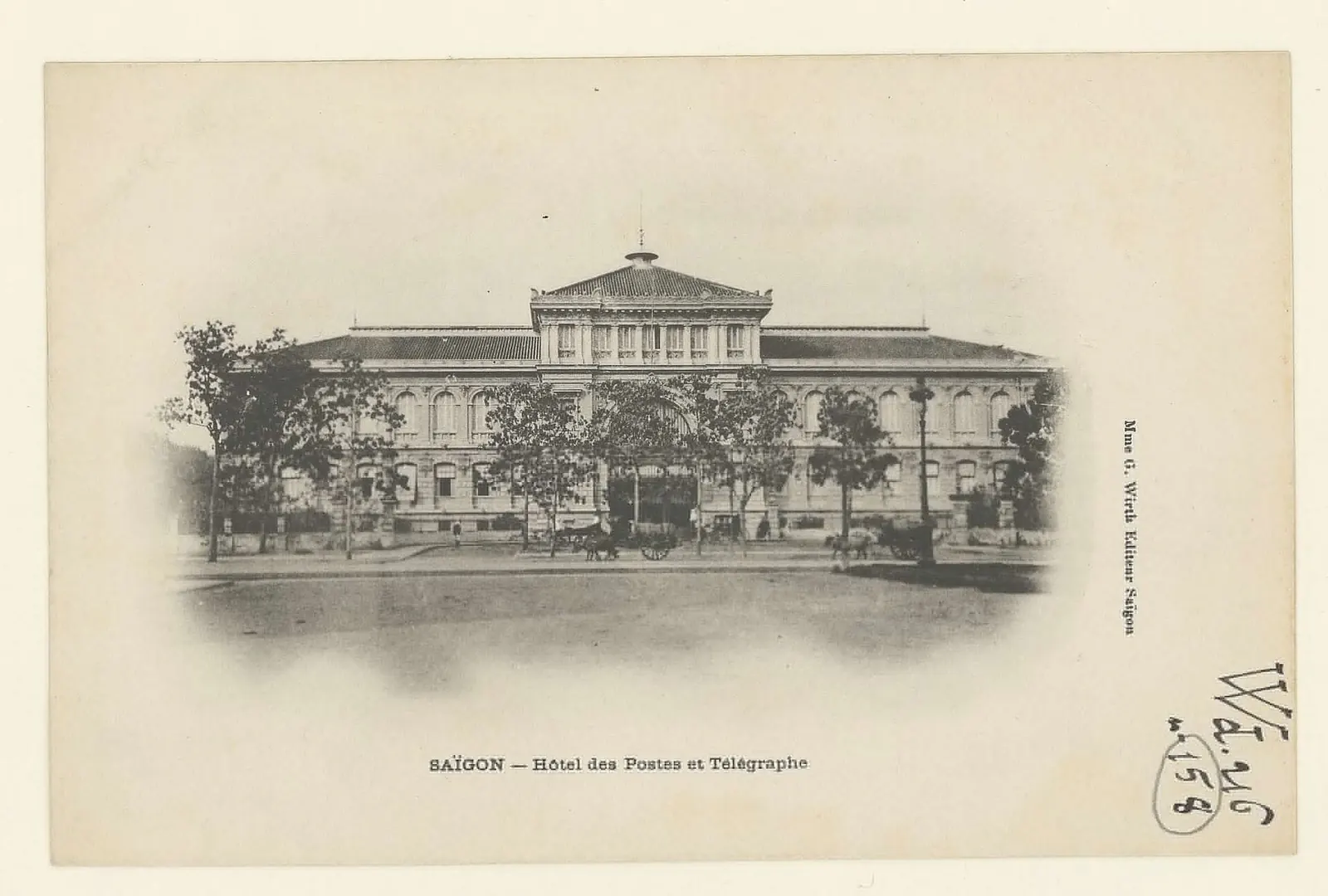 Saigon Central Post Office: 195 cartes postales d'Inde, Birmanie, Indochine vers 1906, don Collin de Plancy en 1928 - btv1b53216123p (307 of 382)